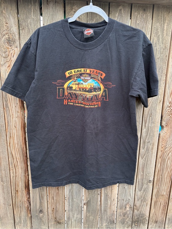 Harley-Davidson Other - Harley-Davidson Black Daytona Graphic Short Sleeve Tee men’s Size L